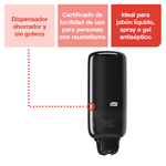 Tork Despachador Jabón Liquido Manual Negro 12 Pzs