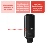 Tork Despachador Jabón Liquido Manual Negro 12 Pzs