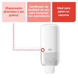 Tork Despachador Jabón Espuma Manual Blanco 12 Pzs