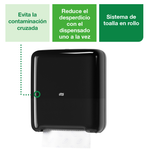 Tork Despachador Toalla en Rollo Matic Negro 1 Pz