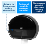 Tork Despachador Higiénico en Bobina Mini Negro  1 Pz
