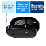 Tork Despachador SmartOne Mini Twin Negro 1 Pz