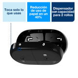 Tork Despachador SmartOne Mini Twin Negro 1 Pz