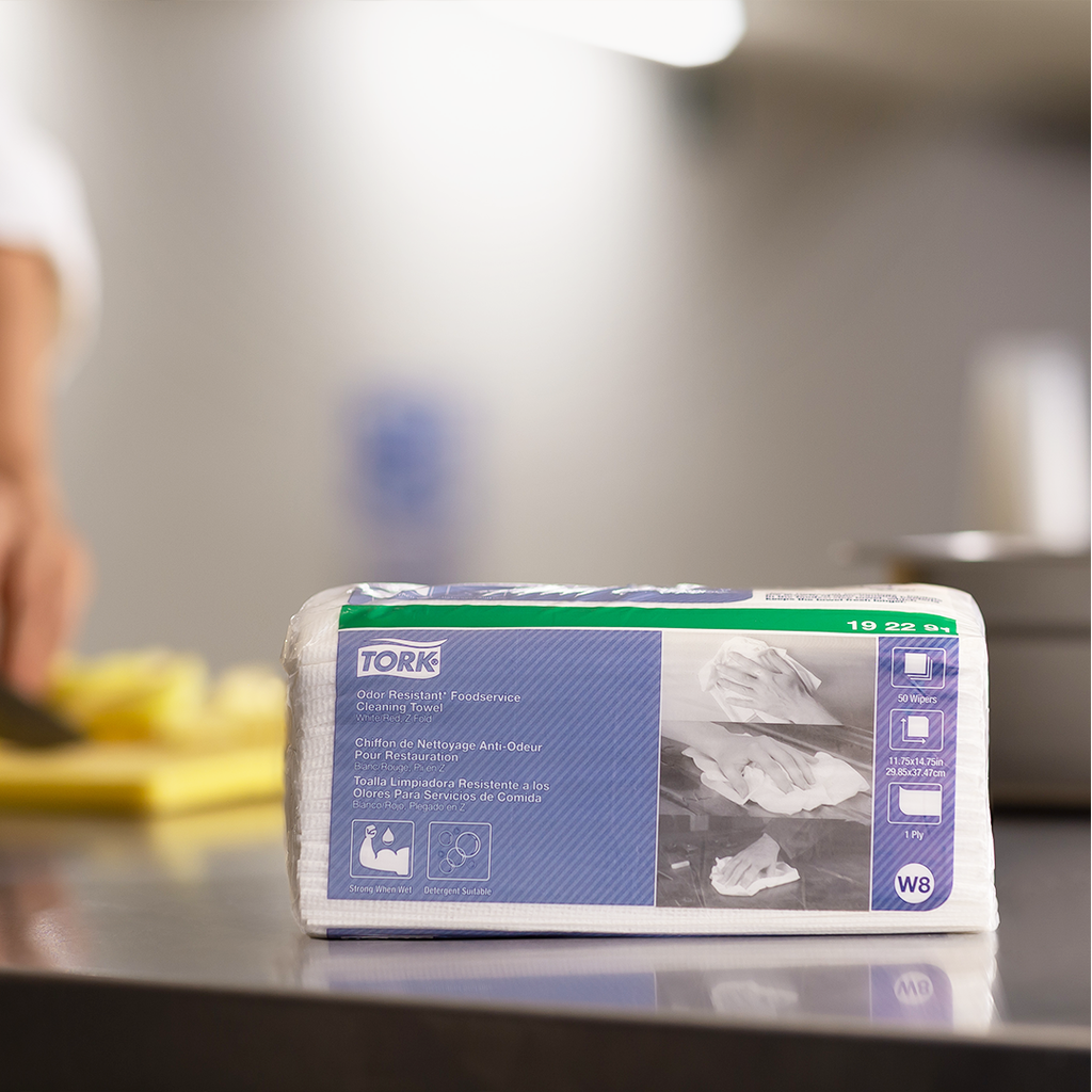 TORK Wiper FS Antimicrobial Blanco 4/50's HS – B2B Tork