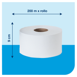 TORK Advanced Higiénico en Bobina 6/200m HD (9.5 cm)